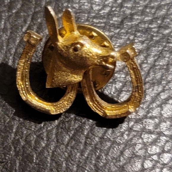 VINTAGE Tie Tack- Political Party Tie Tack- Democratic Party Tie Tack - Picture 6 of 6